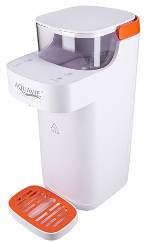 Aquavie Technologie - OsmoBAR - Fontaine à Eau Purifiée par Ultrafiltration - Distributeur Instantané d'eau Tempérée et Chaude - Réservoir de 1,1L