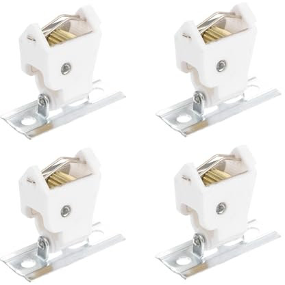 PRETYZOOM 4sets Blocca Cordina Per Tende in Bambù Accessori Per Tende Pacchetto Romane Fissaggio Stabile Per Finestre Materiali in Plastica e Ferro Resistenti