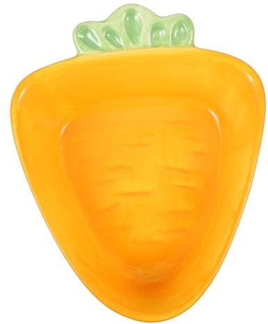 Gatuida Ciotola in Ceramica Ciotola Carota Vassoio Da Portata Per Snack e Frutta Per Cibo e Dessert Resistente Al Calore