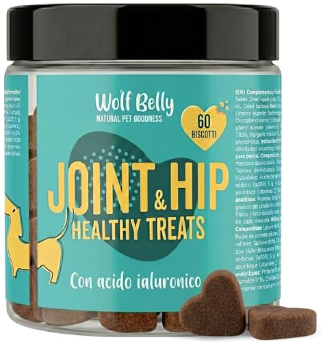 Wolf Belly - Condroprotector Perros con Ácido Hialurónico (60 Galletas)