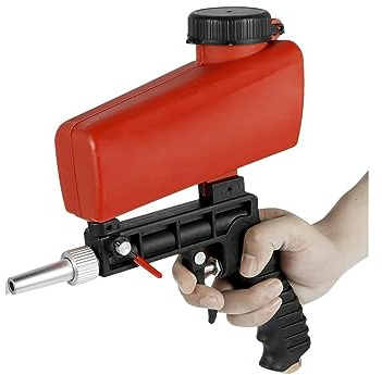 KFGISD, Justerbar sandblästringspistol Bärbar sandblästringsmaskin Sandblästringsmaskin Liten handhållen pneumatisk blästringspistol,Sprutpistol