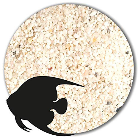 Anbobo Aquarium Sand/Aquarium Kies 25 KG - 0,71-1,25mm naturweiß mehrfach gewaschen