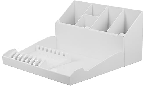 VINTORKY Hair Accessories Organizer Stylist Tray Salon Equipment Hair Brush Holder Shear Holder Rack Comb Haircut Tool Plastic Practical Storage for Hairdressers