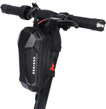 Lauviomify Sacoche Scooter 2L – Sac EVA Guidon Étanche avec Grande Ouverture et Antichoc –Accessoire pour E-Scooter Trottinette Électrique