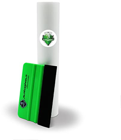 AlphaShield - Pellicola protettiva per la vernice di auto, moto e biciclette, trasparente, autoadesiva, protezione per bordo di carico e del telaio