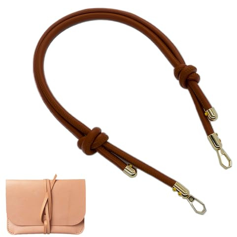 Correas de hombro para bolsos – Correa ajustable para bolsos de hombro | Accesorios de fijación de bolso de piel sintética suave para viajes al aire libre, viajes de compras, marrón, Refer to