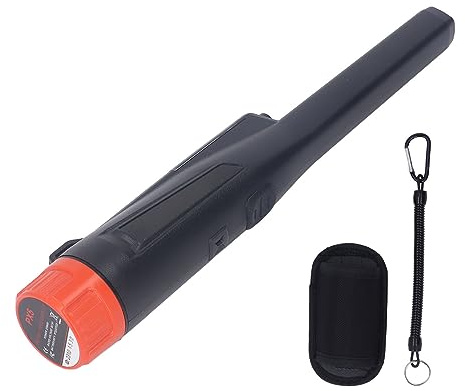Détecteur de métaux Pinpointer IP66, étanche, Portable, pointeur de Broche, avec lumière LED (Noire)