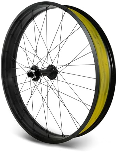 Roue Avant De Vélo De Neige 20/26*4,0 Roue À Frein À Disque Axe Traversant
