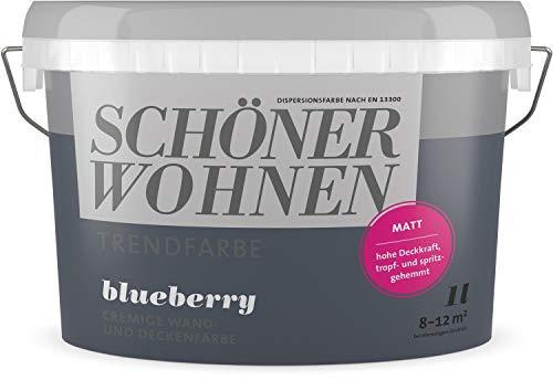 Sch?ner Wohnen Trendfarbe blueberry Matt 1 Liter