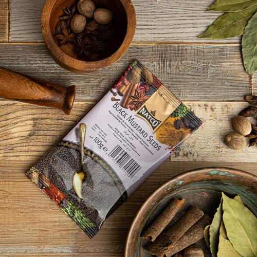 Natco Foods Black Mustard Seeds 100g - Chilli Wizards