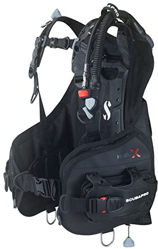 SCUBAPRO HYDROS X Femme M Water Sports Kits, Uni, Erwachsene, Schwarz