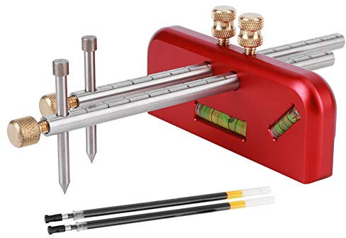 Calibro Per Marcatura Del Legno, Righello Per Mortasa, Strumento Per Carpentiere In Lega Di Alluminio A Doppia Testa, Righello Per Raschietto Per Mortasa A Doppia Testa, Scala Efficace 145mm