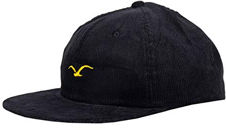Cleptomanicx Cord Möwe Cap - Black - One Size