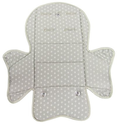Ersatzbezug Sitzkissen Bezug Auflage für Kinder Fahrradsitz kompatibel mit Römer Jockey (beige Sterne (Modell 5))
