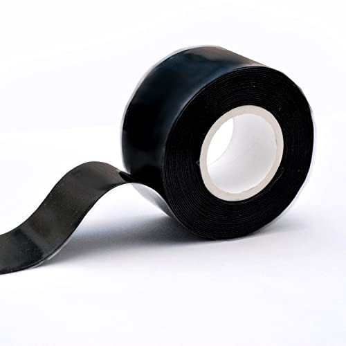 LastFix Silicone Repair 3meters x 25mm Tape Self Fusing Sealing Pipe Hose Leak Repair & Electrical Insulation (Black)