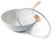 Kordisen Ceramic Wok with Lid, 30 cm Nonstick Woks & Stir-Fry Pans for Cooking, Induction Cookware, Compatible with All Stovetops, PFOA & PFAS Free