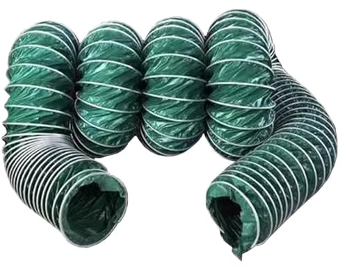 HVAC Insulated Flexible Ducting, High Temperature Ventilation Duct Hose for Auto Shop/Grow Tents/Attic, Bathroom Air Duct Exhaust Tube(L 3m/10ft,Dia 90mm(3.5in))