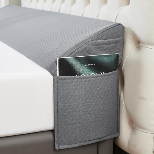 SWTMERRY Coussin cale de lit pour tête de lit, cale de matelas pour combler les espaces, coussin de dossier confortable pour dormir, 152 x 25 x 15 cm