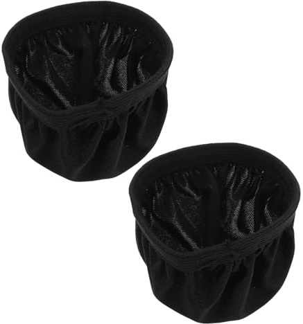 Mipcase Copriauricolari Lavabili in Cotone Elasticizzato 2 Pezzi, Protezione Per Padiglioni Auricolari Riutilizzabile, Accessori Per Cuffie Over-ear Per Uso Quotidiano e Protezione Antipolvere