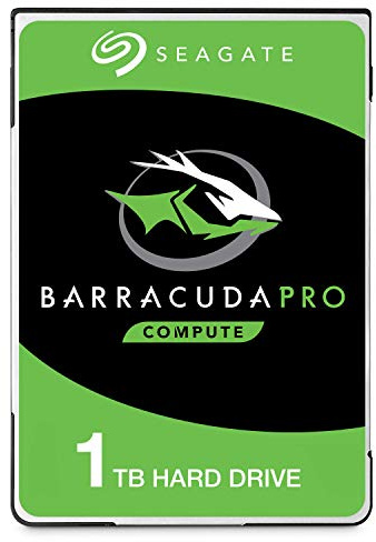 Seagate BarraCuda Pro 1TB Internal Hard Drive Performance HDD – 2.5 Inch SATA 6 Gb/s 7200 RPM 128MB Cache for Computer Desktop PC Laptop, Data Recovery – Frustration Free Packaging (ST1000LM049)