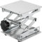 aleawol 8 x 8 inch Upgraded Lab Scissor Jack, Load Capacity 15Kg, 200x200mm Stainless Steel Laboratory Lifting Platform Lab Lift Table Labs Jack Stand Rack Scissor, Height Range from 85mm to 280mm