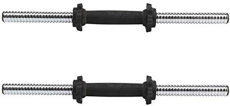 Youyijia Dumbbell Bar Pair 48cm Universal Dumbbell Set Adjustable Barbell Lifting Steel Dumbell Bar for Strength Training Workout Home Gym Fitness
