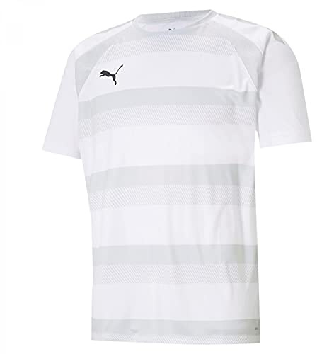 PUMA Homme Teamvision Jersey Tee Shirt, Blanc, M EU