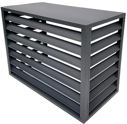 KYZTMHC Cover for air Conditioning Outdoor Unit Protective Grille cladding Fence air Conditioning Rack for Outdoor use for Outdoor Device Garden Balcony (Color : Gray, Size : 2-3p)