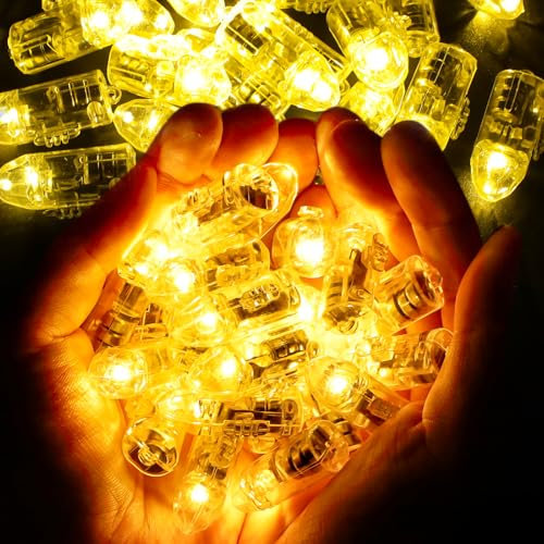 Indrnif 30 luces LED mini globos LED impermeables para bodas, Navidad, fiestas (blanco cálido)