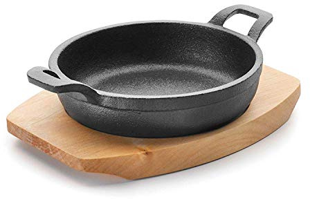 LACOR poêle Fonte, Fer, Noir, 17 x 12 x 6 cm