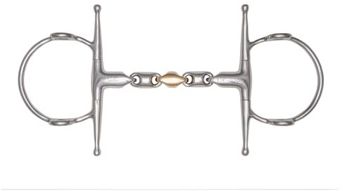 Stübben Gebiss 2477 Waterford Schenkeltrense - 13,5 cm - 16 mm - Sweet Copper Mittelstück