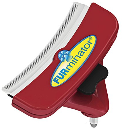 FURminator FURflex, Fellpflegebürste für große Hunde, deShedding-Aufsatz zur Entfernung der Unterwolle, Größe L