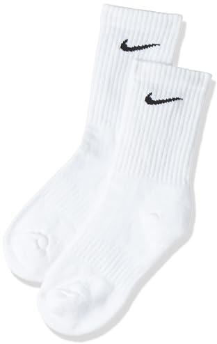 Nike 9 Paar Socken Herren Damen Weiß Grau Schwarz Tennissocken Sportsocken Sparset SX7664 Größe 34 36 38 40 42 44 46 48 50, Sockengröße:42-46, Farbe:weiß/weiß/weiß