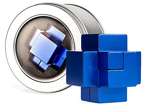 Eureka 3D Puzzle Hirnbrecher Puzzel in blikblau
