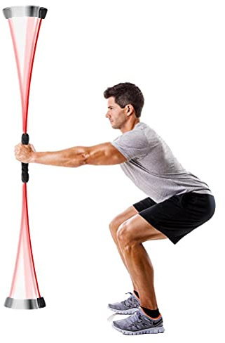WINBST Barra oscilante de los deportes, barra oscilante de 160cm, multifuncional deportes temblor fitness para el ejercicio físico en el hogar yoga fitness