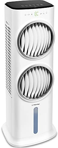 TROTEC Rafraîchisseur d'air-humidificateur PAE 45 Refroidisseur d'air 4 en 1 climatiseur mobile climatiseur ventilateur rafraîchisseur d'air refroidissement par évaporation réservoir 10 l