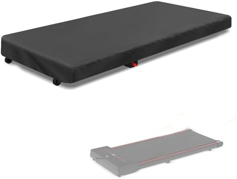 Aidetech Underskrivbord, löpband, dammsäkert promenaddyna, vattentätt skyddskåpa för promenader, löpband, kontor, under skrivbord – 49 L x 21 B x 6 H tum (endast skydd)