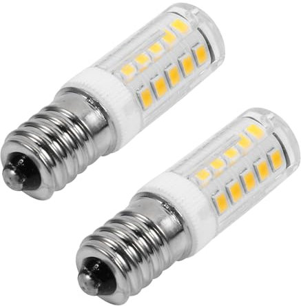BESTonZON 2piezas Bombillas Led Para Campana Extractora Ahorro Energético Luz Cálida Sin Compatibles Con Electrodomésticos De Cocina Pequeñas Material Cerámico Para Disipación De Calor