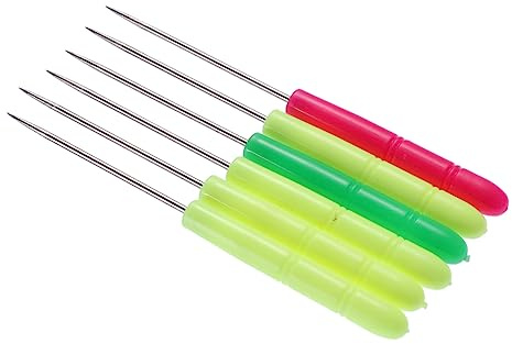 VILLFUL 6pcs Decorating Needle Scriber Needle Cake Decorating Tool Slotted Quilling Paper Tool Plastic Awl Random Color