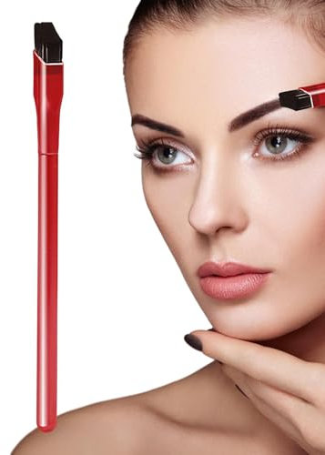 Pennello angolato per sopracciglia, pennello per contouring, correttore e contouring, applicatore angolato per sopracciglia, applicatore professionale per sopracciglia, setole morbide in nylon