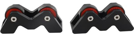 FRELEAN 2 Pezzi di Biliardo indicano Il rivelatore di rettilinei | Calibratore in Alluminio e Cuscinetti per Snooker/Piscina / 9 - Palla | Strumento di raddrizzamento Portatile con