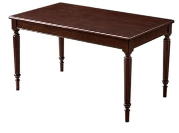 CUISGOR Diner Table Home Solid Wood Rectangular Dining Table Retro Long Workbench Restaurant Dining Table
