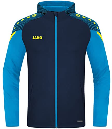 JAKO - Veste à Capuche Performante, Mixte, Marine/Bleu Jako, XXL