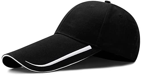 JT2D Gorras de Hombre Visera Larga de 14cm, Cabeza Grande para Hombre, Sombreros con Visera Informales de Gran tamaño, Sombrero de Pesca Fresco para Hombre de Talla Grande 55-60 cm 60-65cm