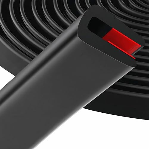 Fondlife Perfil protector de bordes, junta de goma en forma de U, protección de bordes de goma, para puertas de coches, puertas de habitaciones, esquinas de mesa (3 metros, 3 mm)