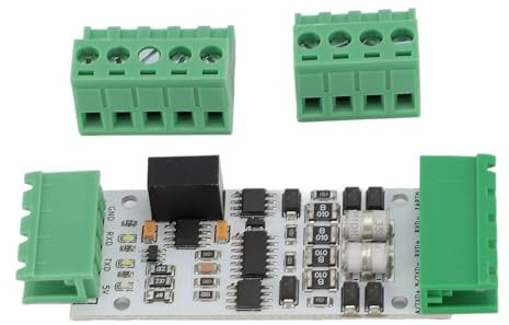 ANGGREK Module Adaptateur TTL vers RS485, Protection Contre Les Surtensions Industrielles PCB, Isolation Fiable du Signal pour Les Appareils de Communication UART
