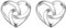 LÖB Damen Ohrstecker 925 Silber Stecker mit Herz Brezel Infinity Knoten Oktoberfest Dirndl Tracht Ohrringe Modern Schlicht Set