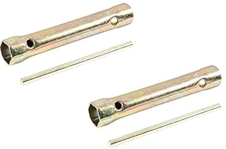 Young Wolf 2Pcs Dual Ended 16mm 18mm Ignition Spark Plug Spanner Wrench Socket Length 15cm