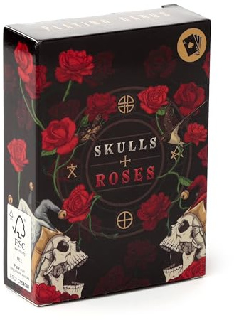 Puckator Skulls and Roses Standard Playing Card Deck