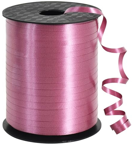 TONIFUL 500 Yards Curling Ribbon-Balloon Ribbon-Balloon String for Art&Craft Decor,Gift Wrapping,Ribbons and Bows for Wedding Christmas New Year Birthday Gifts Graduation Supplies (Wine Red)